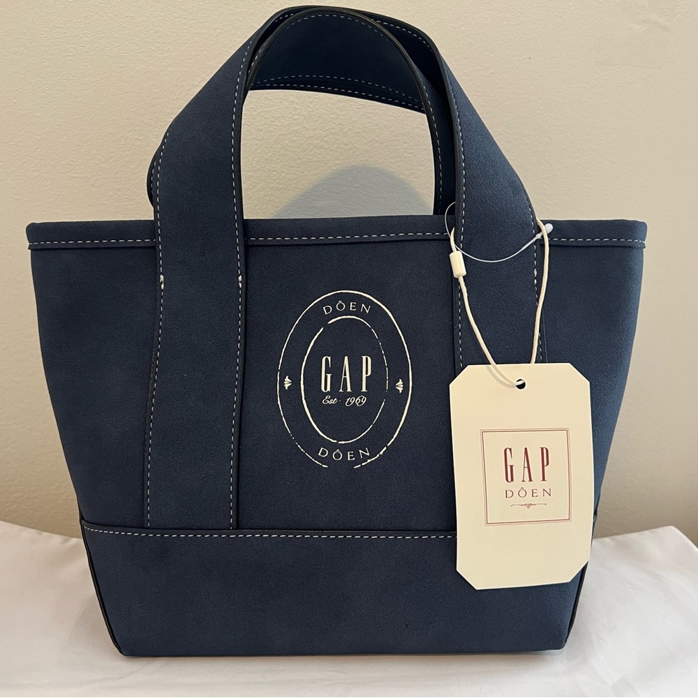 Gap x DOEN Vegan Suede Logo Tote Bag